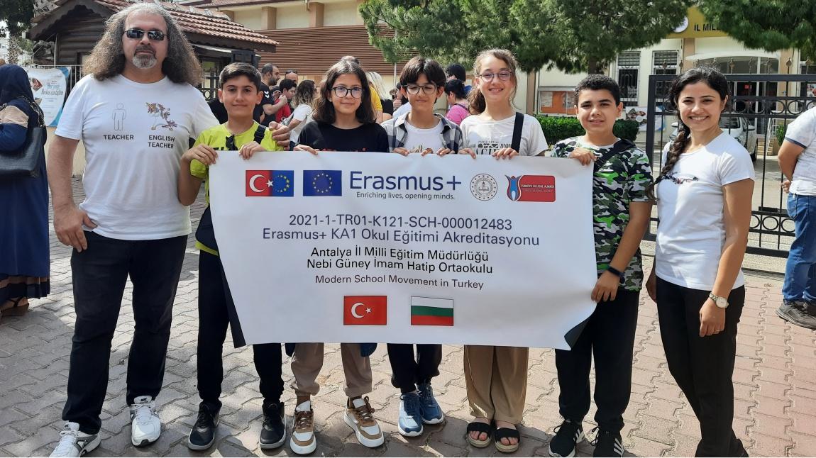 Bulgaristan Erasmus+ projesi öğrencilerimizi uğurladık.